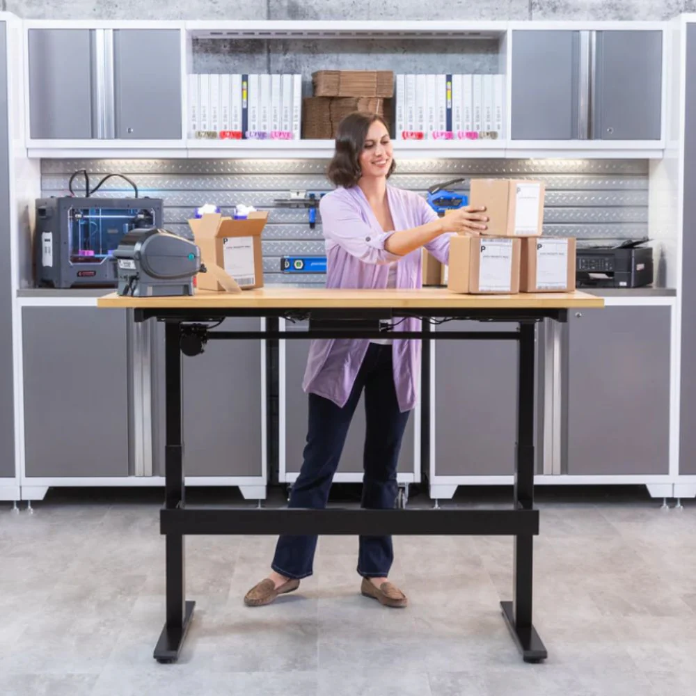 NewAge Products 56" Electric Adjustable Height Worktable - Image 3