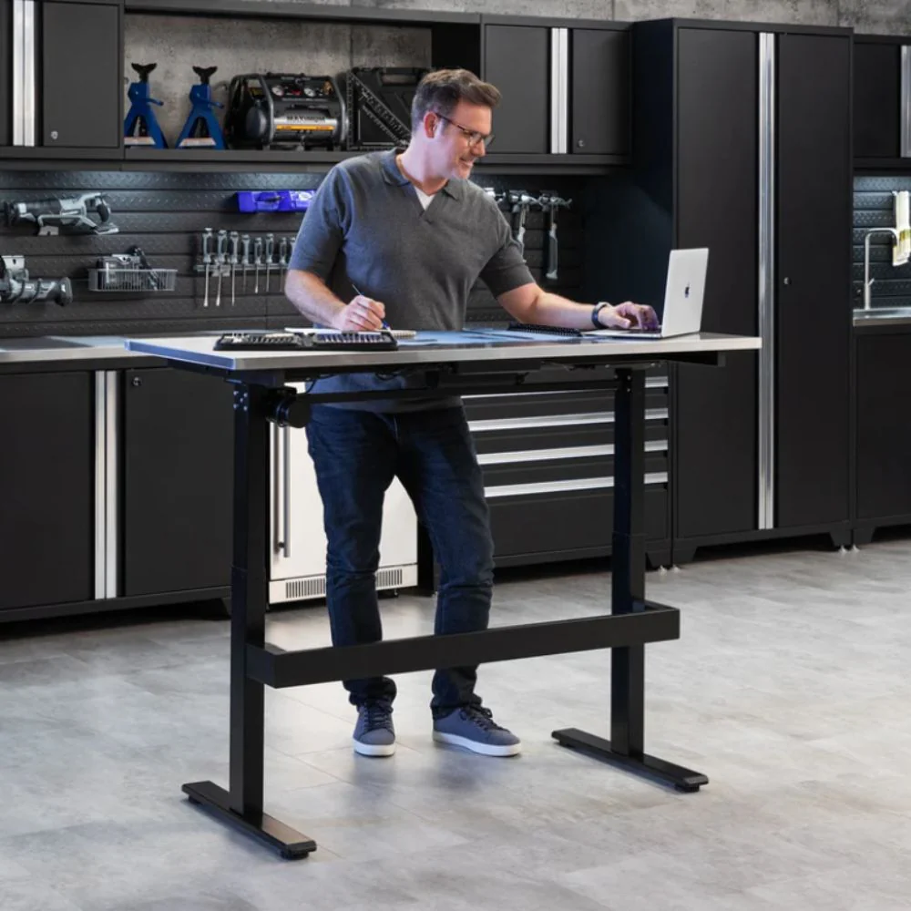 NewAge Products 56" Electric Adjustable Height Worktable - Image 4