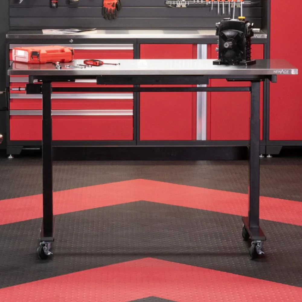 NewAge Products 56" Manual Adjustable Height Worktable - Image 10