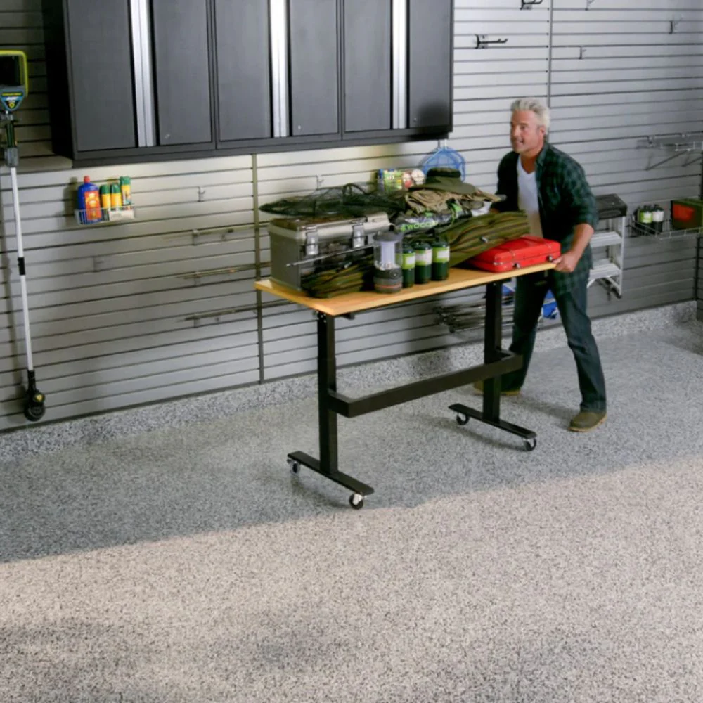 NewAge Products 56" Manual Adjustable Height Worktable - Image 7