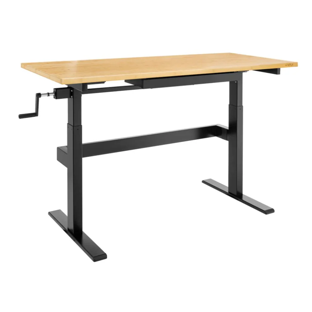 NewAge Products 56" Manual Adjustable Height Worktable with Drawer - Image 3