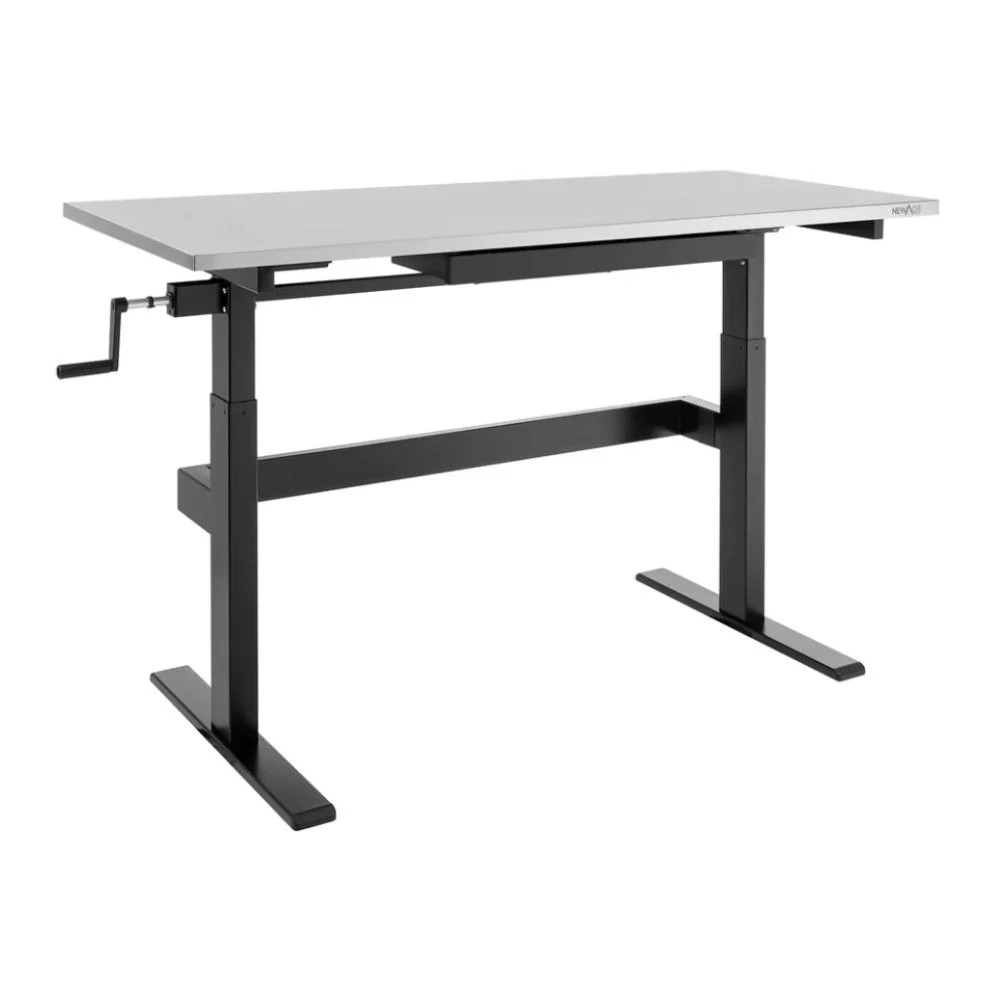 NewAge Products 56" Manual Adjustable Height Worktable with Drawer - Image 4