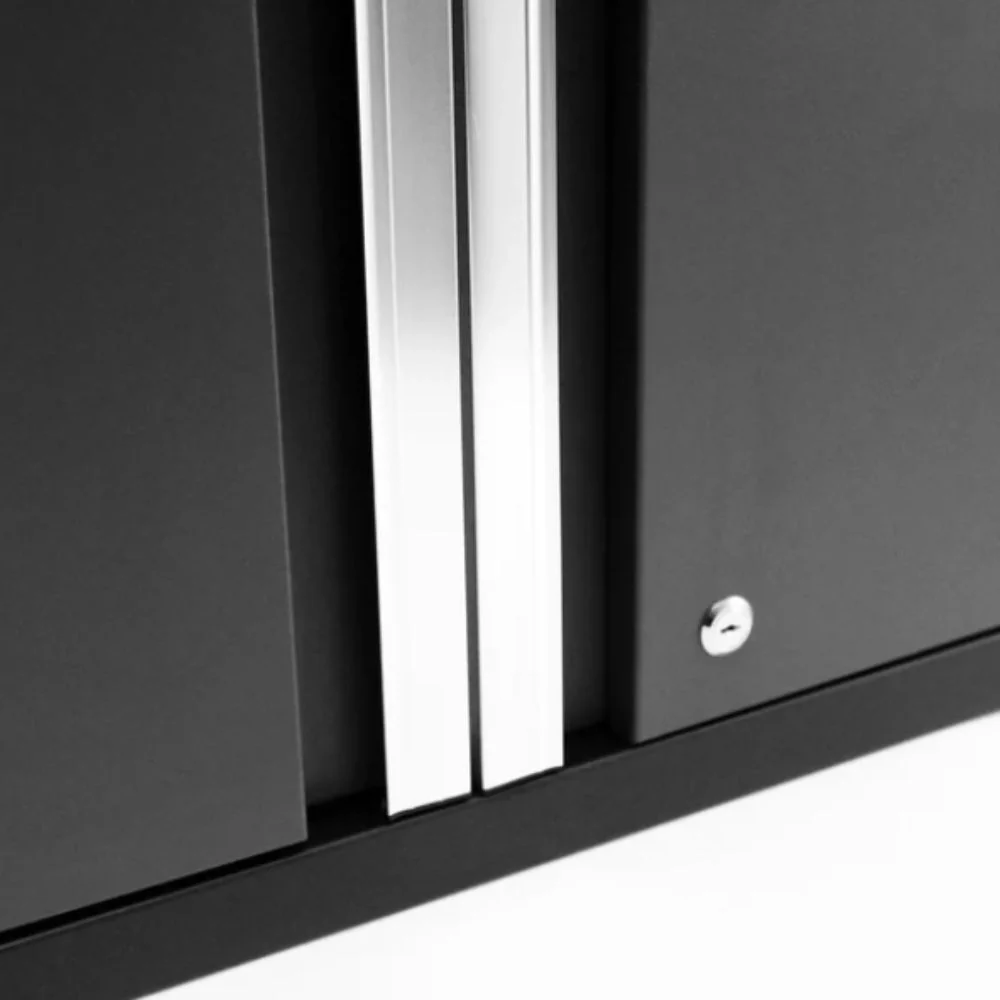 NewAge Products Pro Series 14 Piece Cabinet Set (Black Frame with Black Door) - Image 9