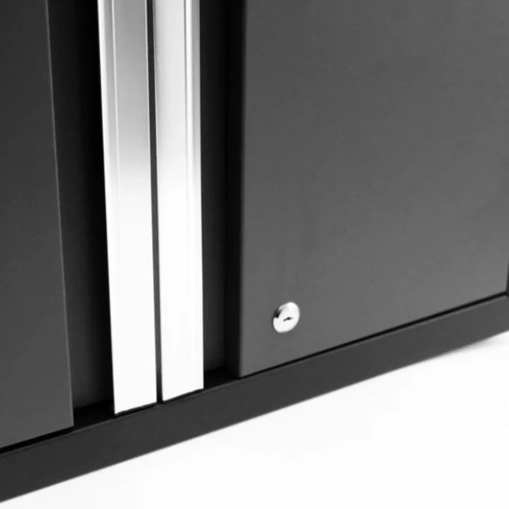 NewAge Products Pro Series 6 Piece Cabinet Set - Black Frame/Black Door - Image 5