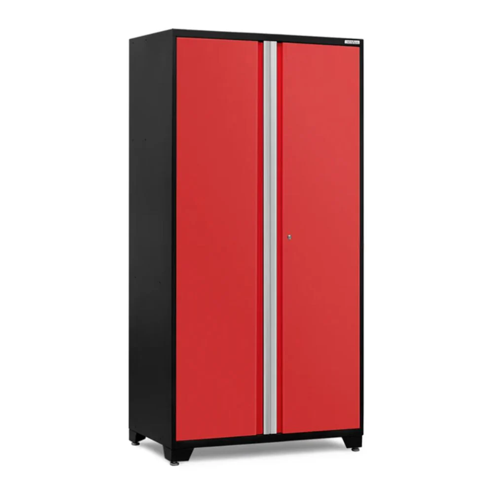 NewAge Products Pro Series 42" Multi-Use Locker - Black Frame with Red Door | NEW-51143