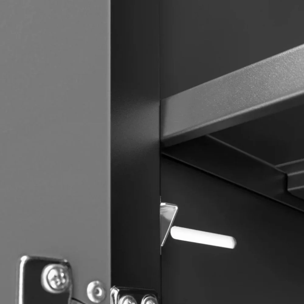 NewAge Products Pro Series 42" Multi-Use Locker - Black Frame with Red Door | NEW-51143 - Image 7