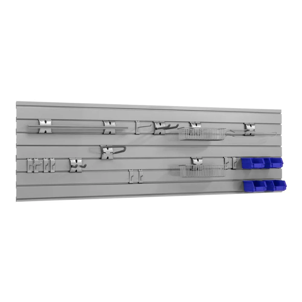 NewAge Products Steel Slatwall 20-Piece Accessory Kit | NEW-51721 - Image 2