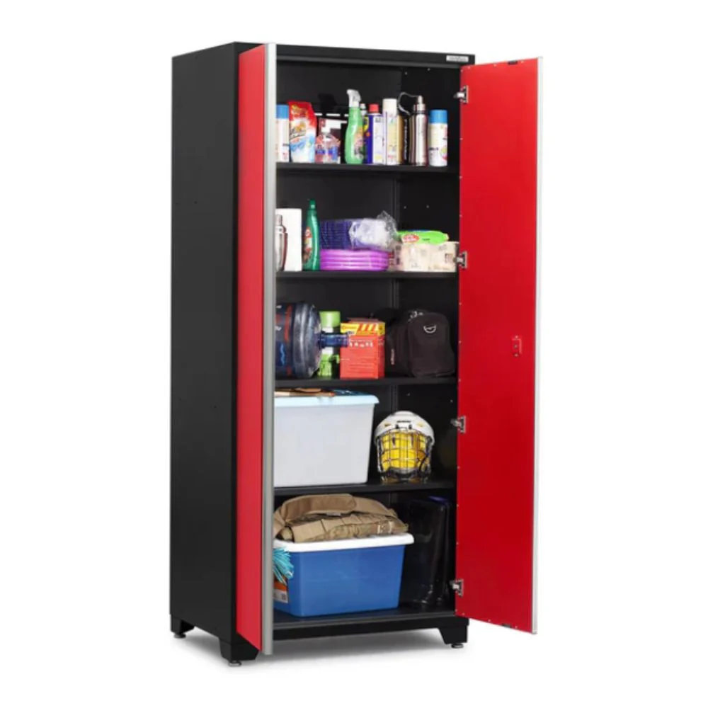NewAge Products Pro Series 36" Multi-Use Locker (Black Frame/Red Door) | NEW-52205 - Image 3