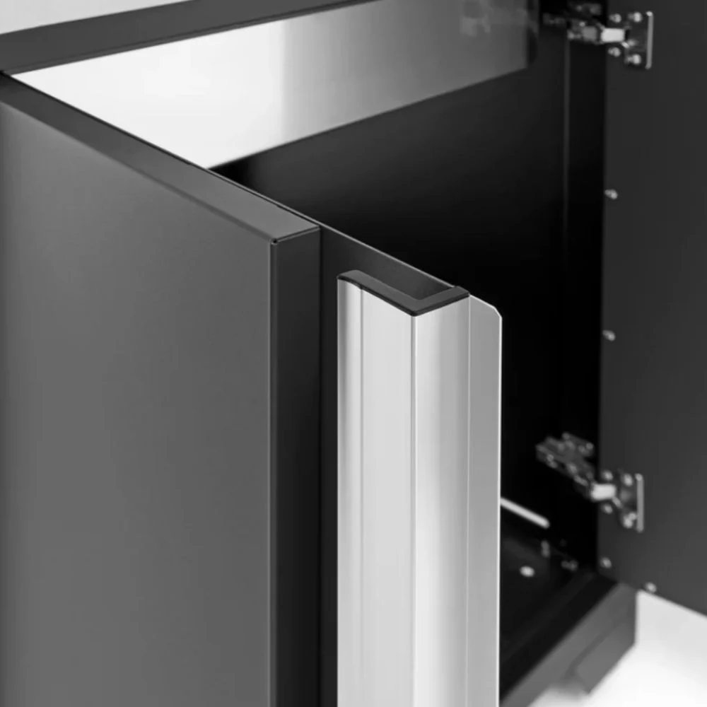 NewAge Products Pro Series 42" Sink Cabinet without Faucet - Black Frame/Gray Door | NEW-52638 - Image 8