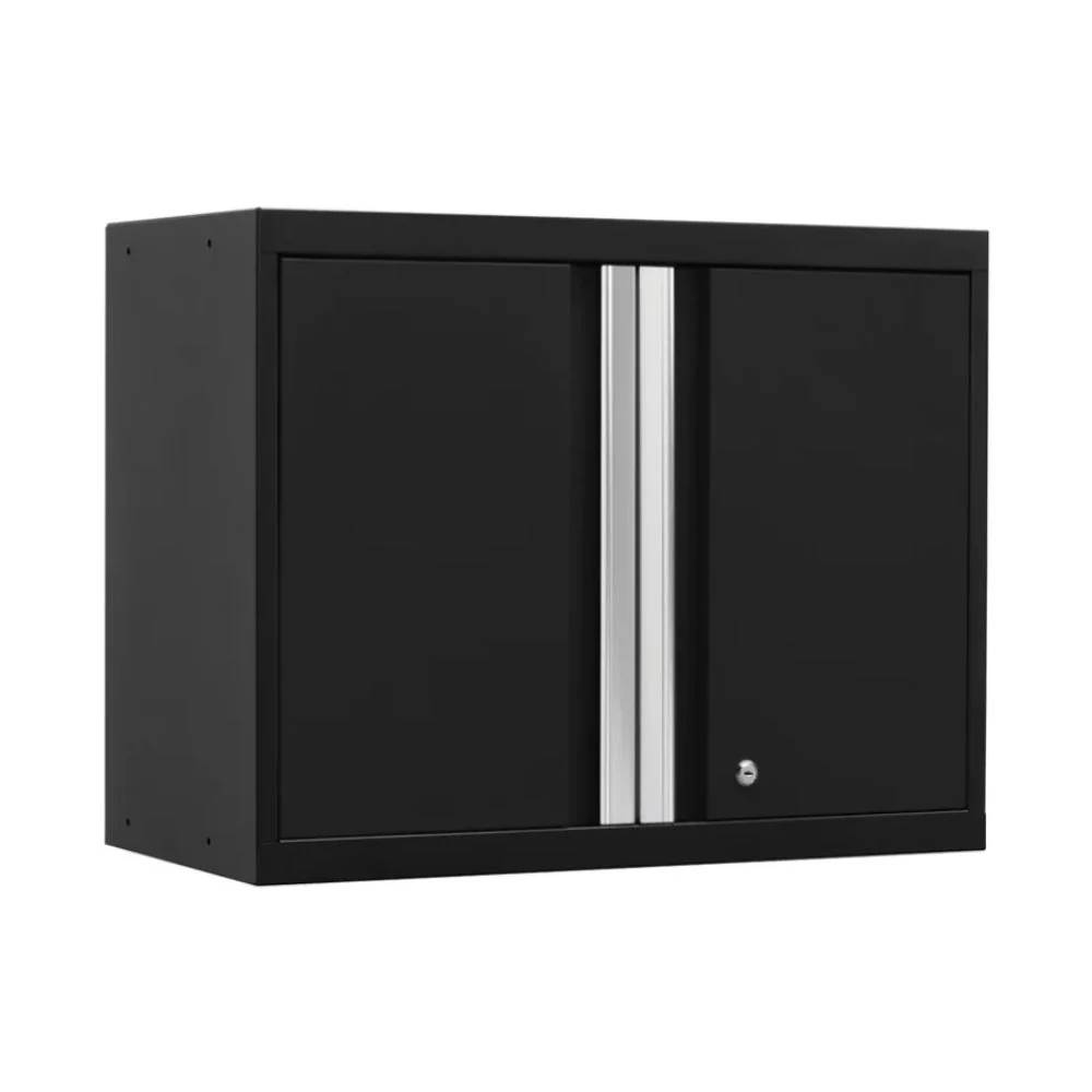 NewAge Products Pro Series Wall Cabinet - Black Frame with Black Door | NEW-52800