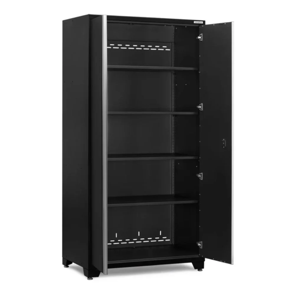NewAge Products Pro Series 42" Multi-Use Locker - Black Frame with Black Door | NEW-52843 - Image 2