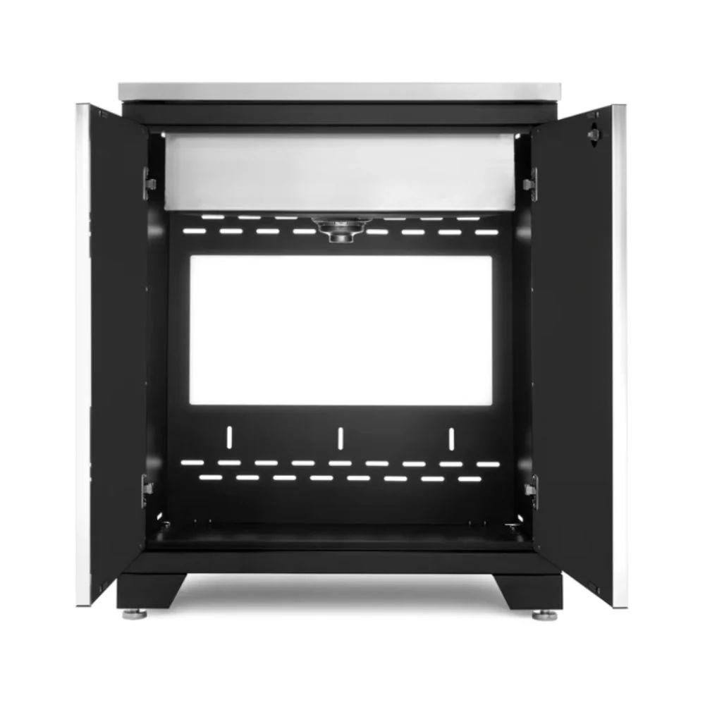 NewAge Products Pro Series 28" Sink Cabinet without Faucet - Black Frame/Black Door | NEW-52889 - Image 2
