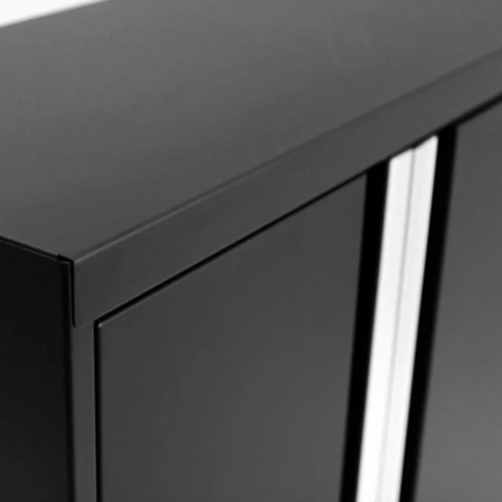NewAge Products Pro Series 5 Piece Cabinet Set Black Frame with Black Door - Image 3