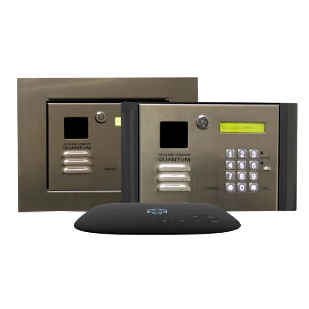 Pach and Company Quantum Q5VOIP Series Residential Intercom (10 Tenants) Full-Flush Mount | PAC-Q5VOIPFF
