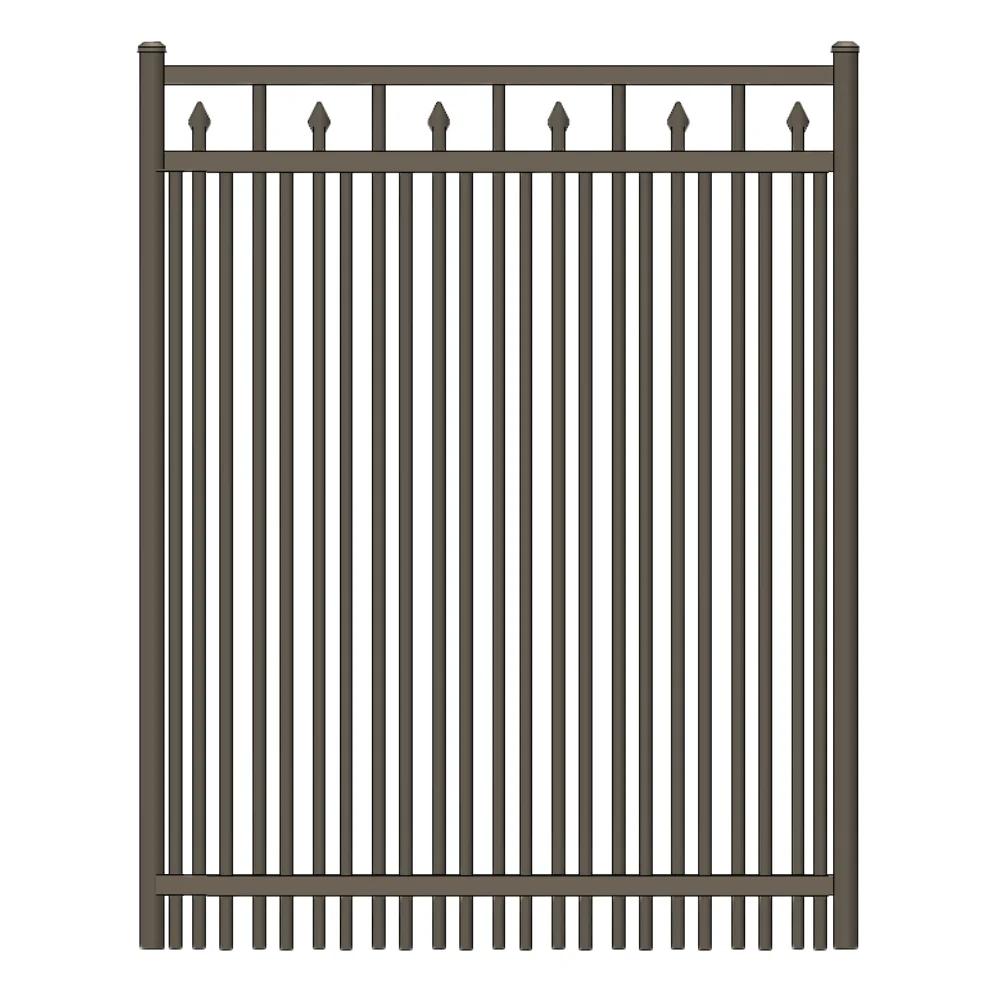 Parkway Walk Gate 3.5’ H x 3.5’ W Aluminum Floridian Style - iDeal (Bronze) - Image 3