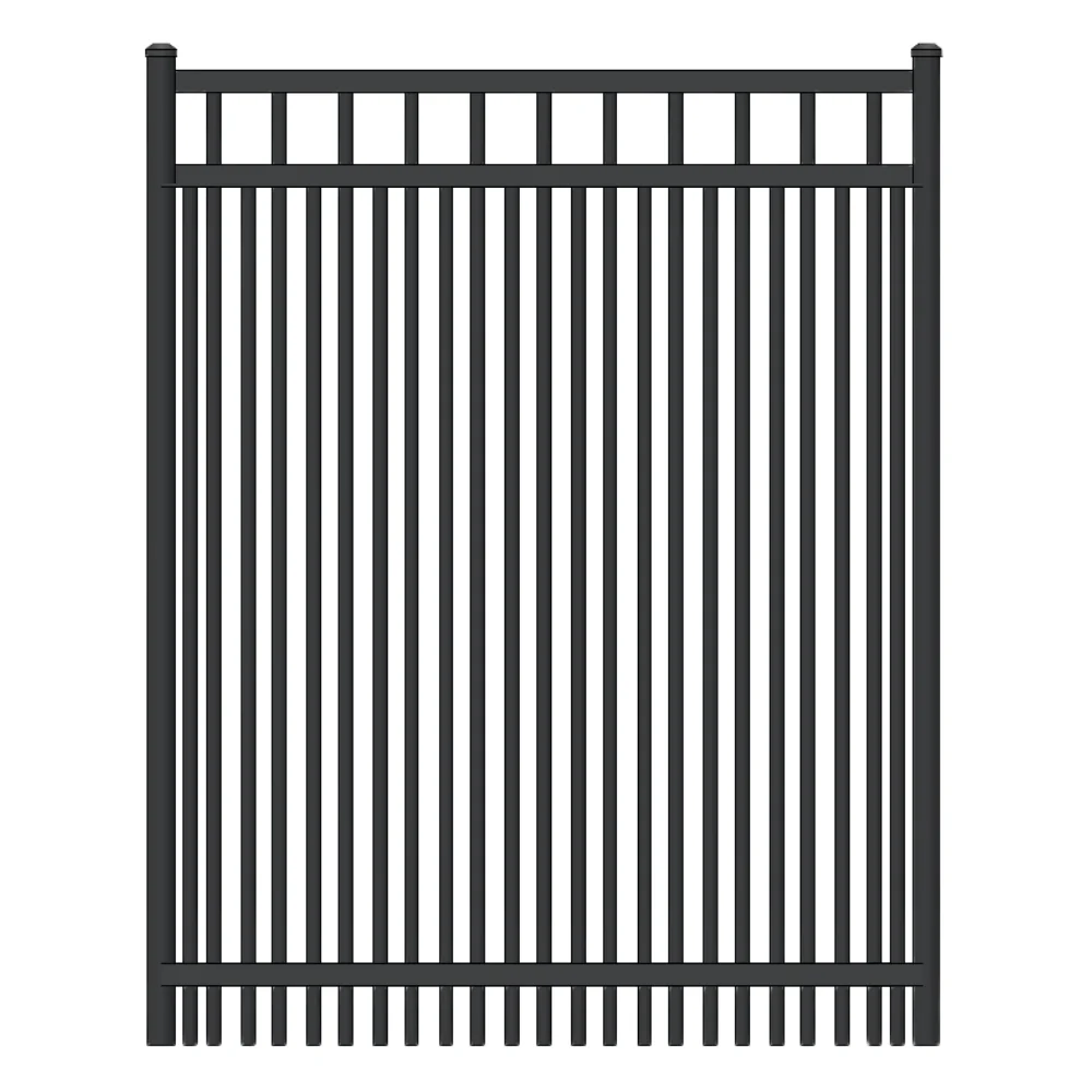 Parkway Walk Gate 3.5’ H x 3.5’ W Aluminum Long Islander Style - iDeal (Black) - Image 3