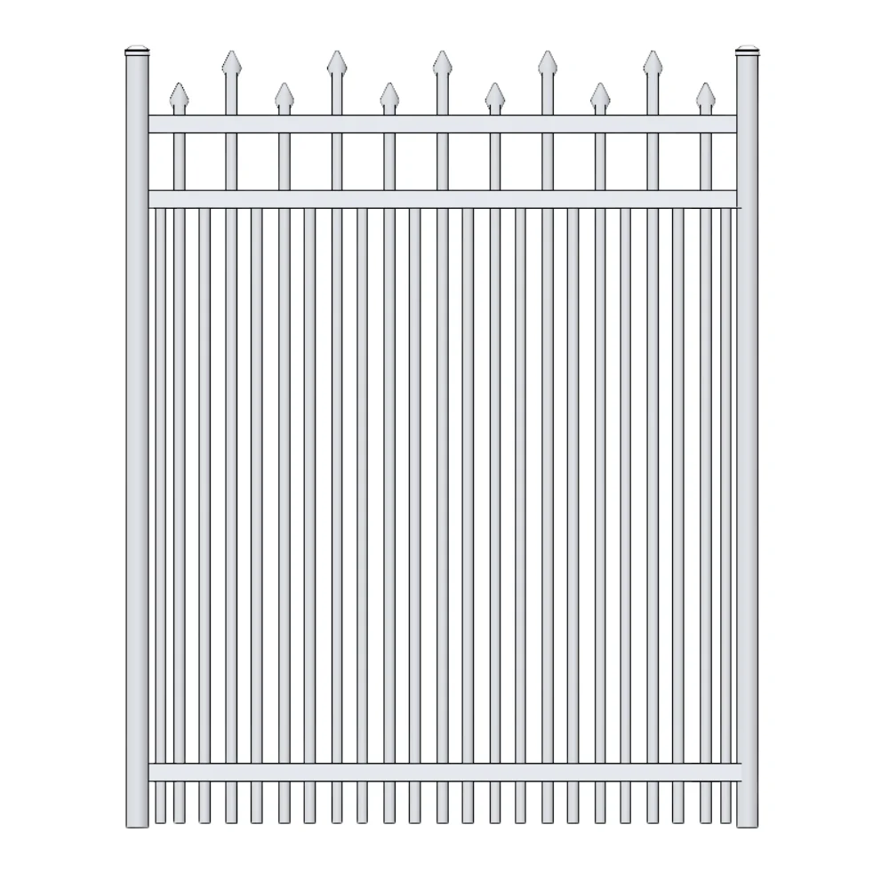Parkway Walk Gate 3’ H x 3.5’ W Aluminum California Style - iDeal (White) - Image 3