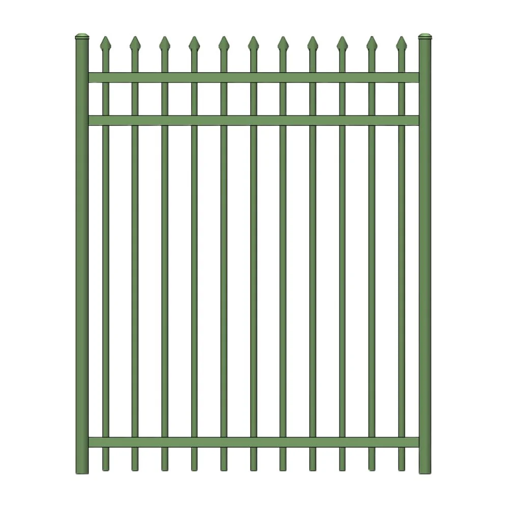 Parkway Walk Gate 6’ H x 6’ W Aluminum Maine Style - iDeal (Hunter Green)