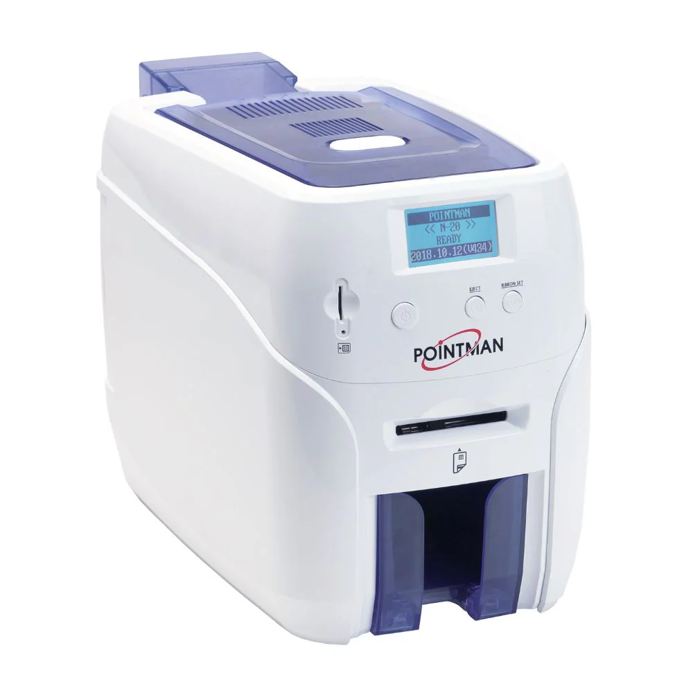 Pointman N12-0101-00 Nuvia N20S Single-Sided Card Printer w/ Smart Card Encoder