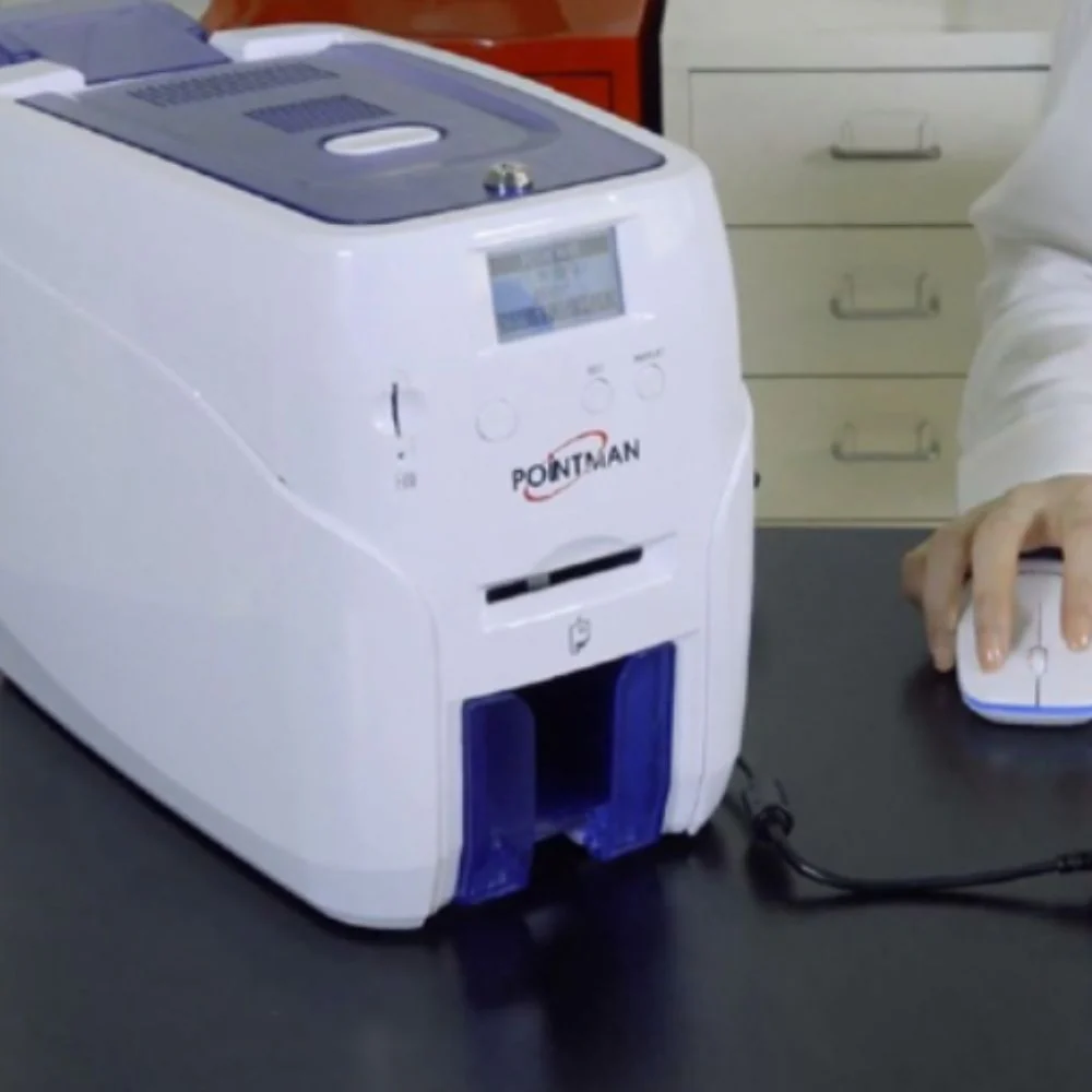 Pointman N12-0101-00 Nuvia N20S Single-Sided Card Printer w/ Smart Card Encoder - Image 6