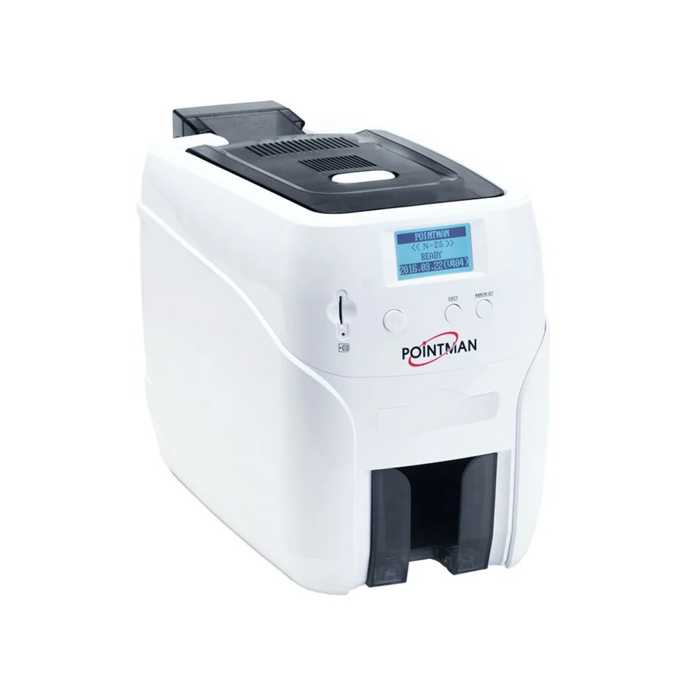Pointman N25-1001-00 Nuvia N25 Dual-Sided Card Printer w/ ISO Magnetic Stripe Encoder