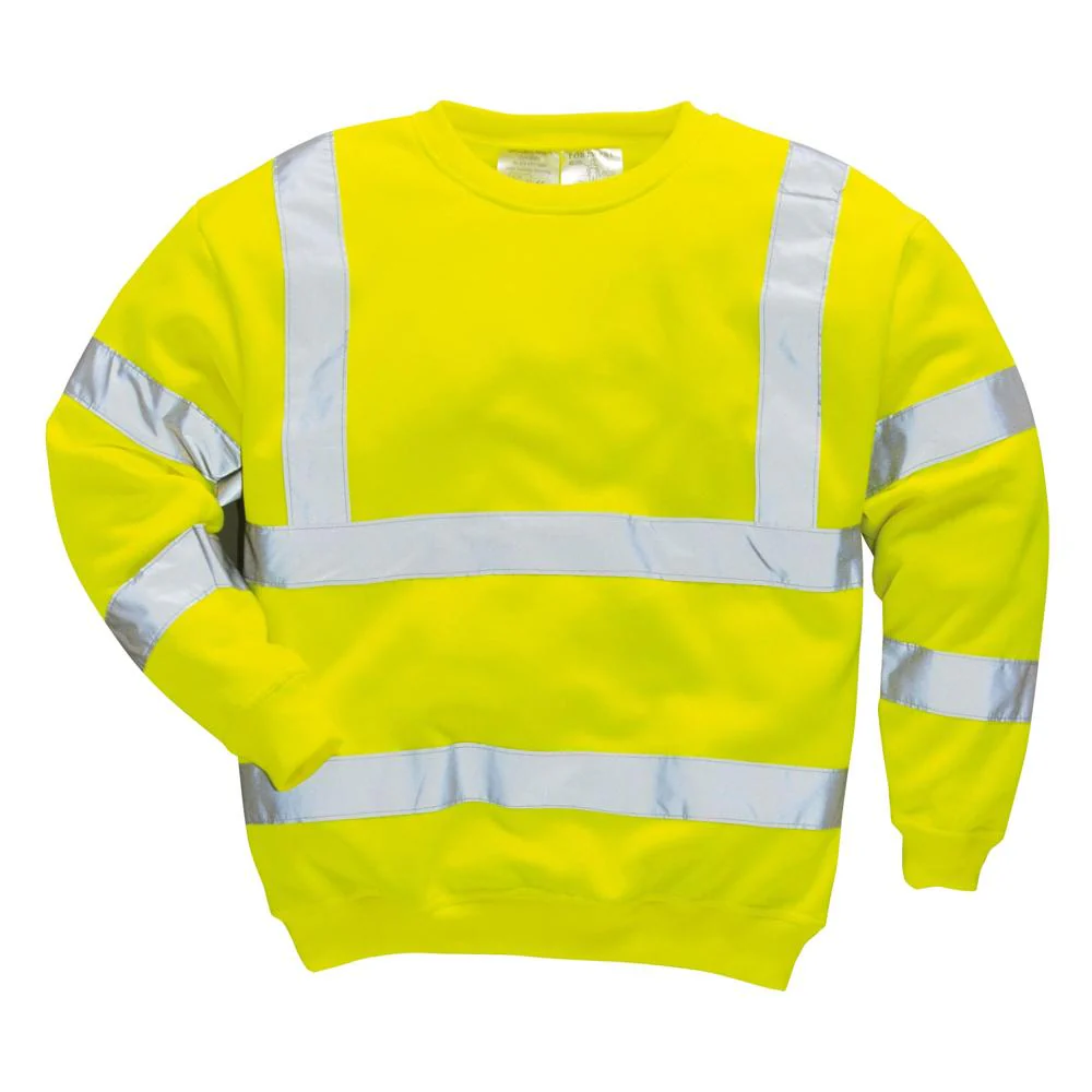 Portwest B303 - Hi-Vis Sweatshirt (Yellow) - Image 2