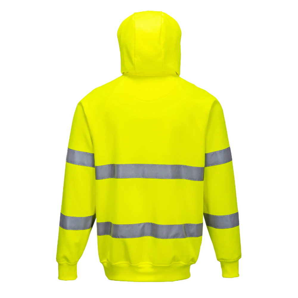 Portwest B304 - Hi-Vis Hooded Sweatshirt (Yellow) - Image 2