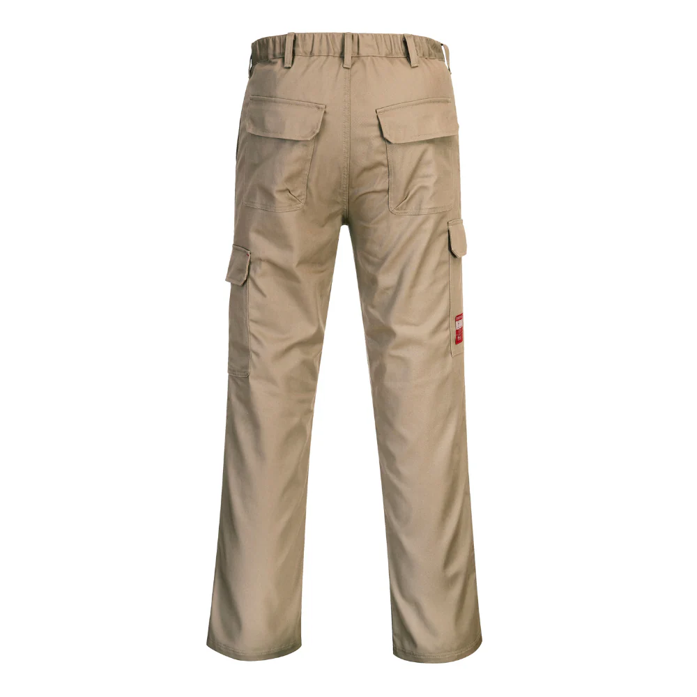 Portwest BZ31 - Bizweld FR Cargo Pants (Khaki) - Image 2