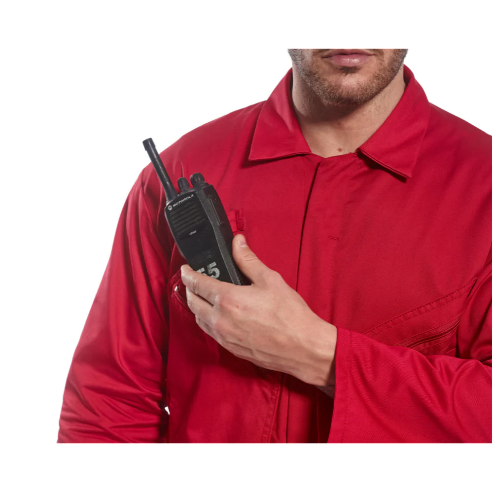 Portwest C813 - Liverpool Zipper Coverall (Red) - Image 3