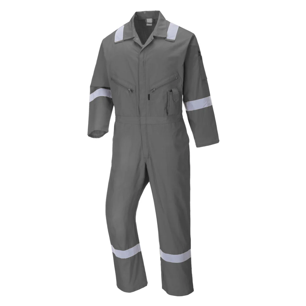 Portwest C814 - Iona Cotton Coverall (Gray)