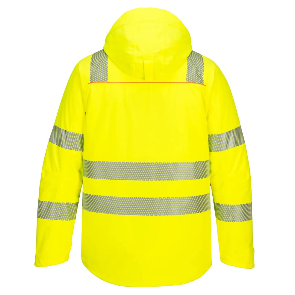 Portwest DX461 - DX4 Hi-Vis Winter Jacket (Yellow/Black) - Image 2