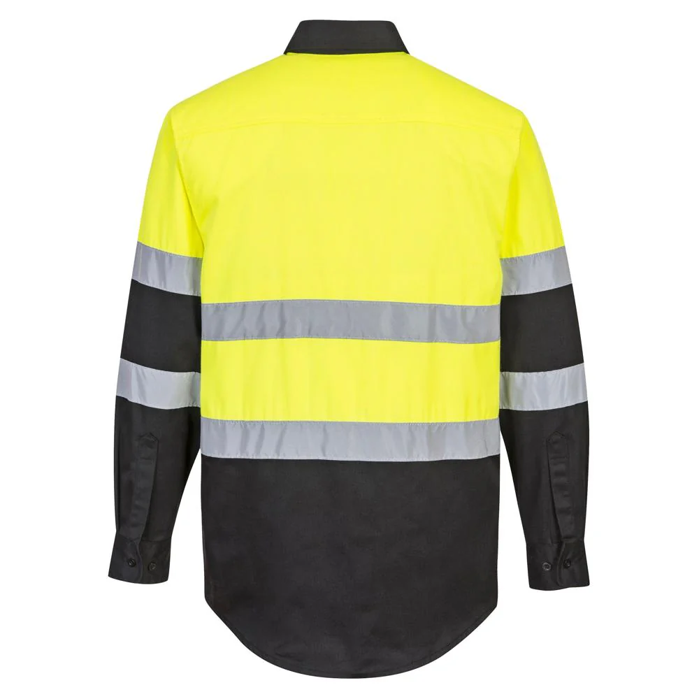 Portwest E066 - Two Tone ANSI Long Sleeve Work Shirt - Image 4