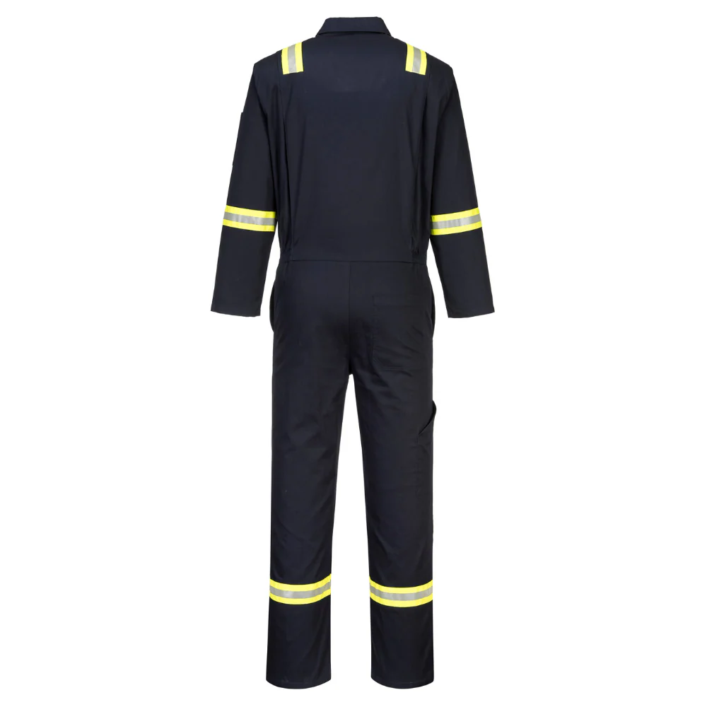 Portwest F129 - Iona Xtra Cotton Coverall (Navy Blue) - Image 3