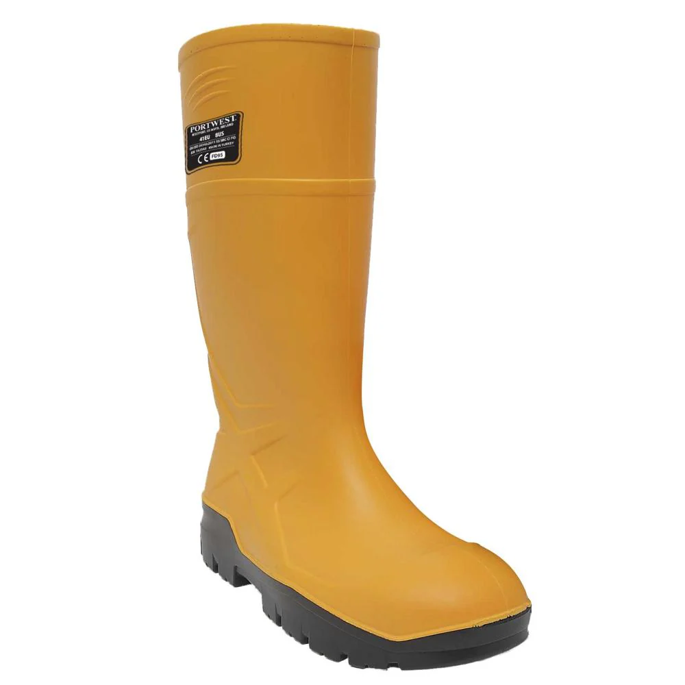 Portwest FD95 - PU Safety Wellington S5 CI FO (Yellow) - Image 2