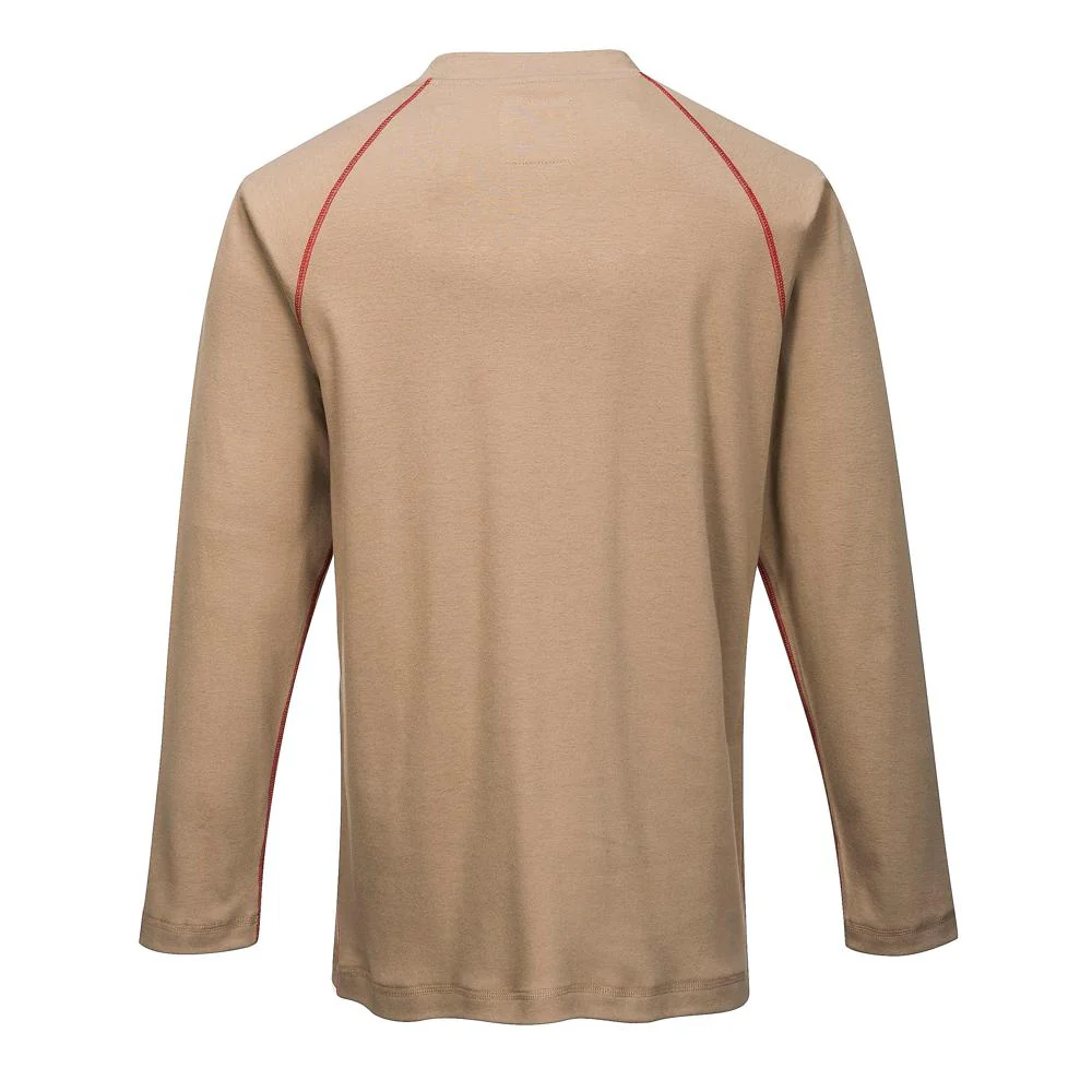 Portwest FR01 - Bizflame FR Crew Neck (Khaki) - Image 2