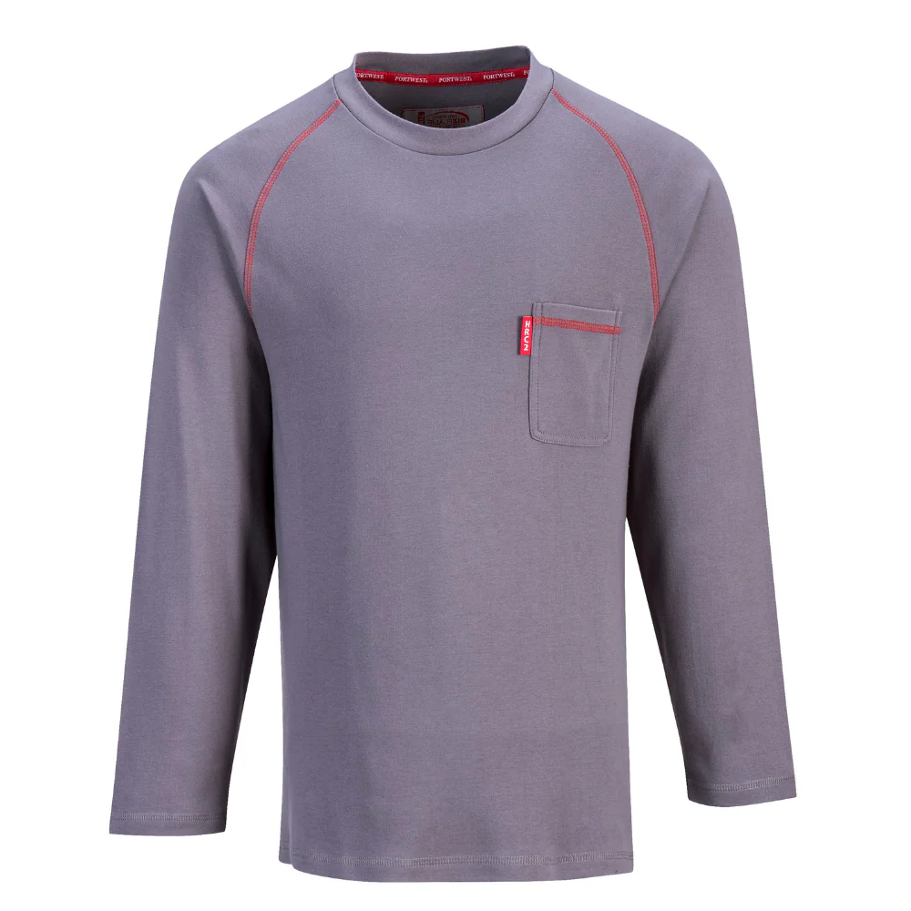 Portwest FR01 - Bizflame FR Crew Neck (Gray)