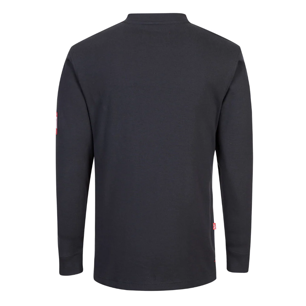 Portwest FR32 - FR Antistatic Henley (Navy) - Image 2