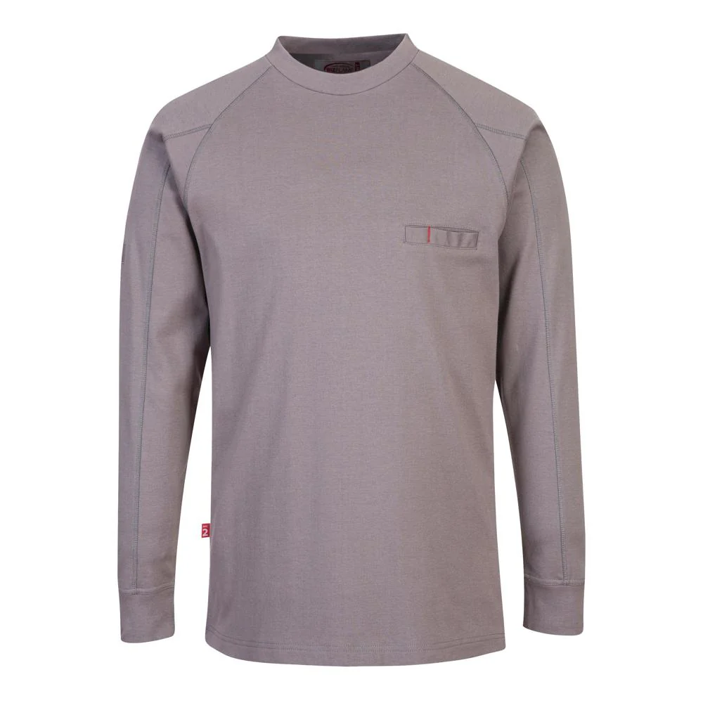 Portwest FR33 - FR Antistatic Crew Neck (Gray) - Image 2