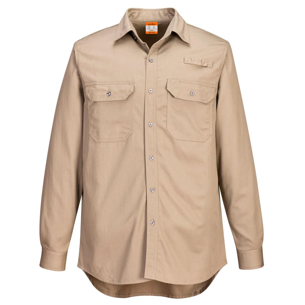 Portwest FR705 - Vented FR Shirt (Khaki)