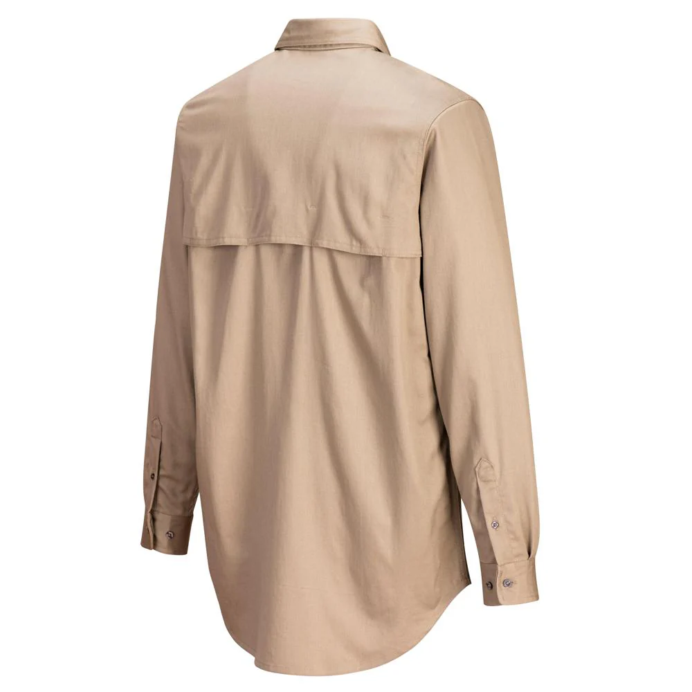 Portwest FR705 - Vented FR Shirt (Khaki) - Image 4