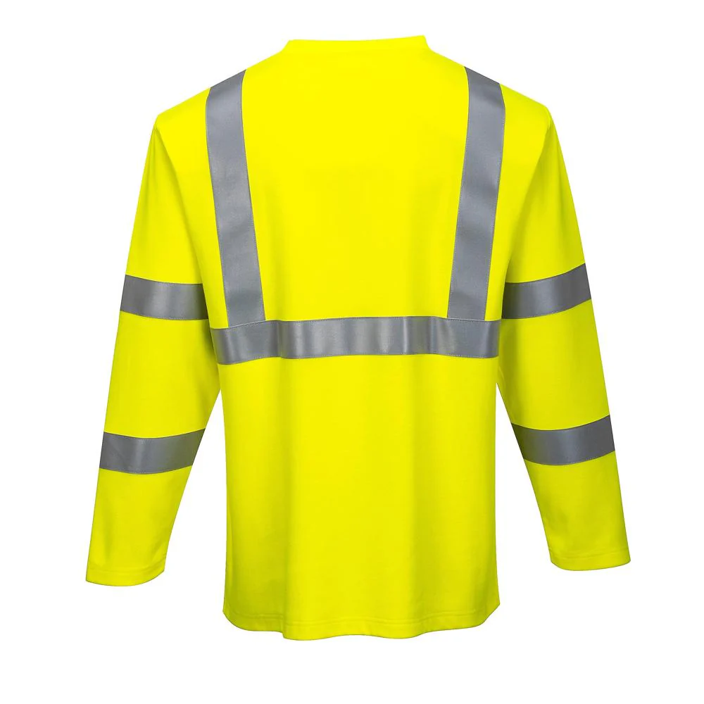 Portwest FR96 - FR Hi-Vis Long Sleeve T-Shirt - Image 2