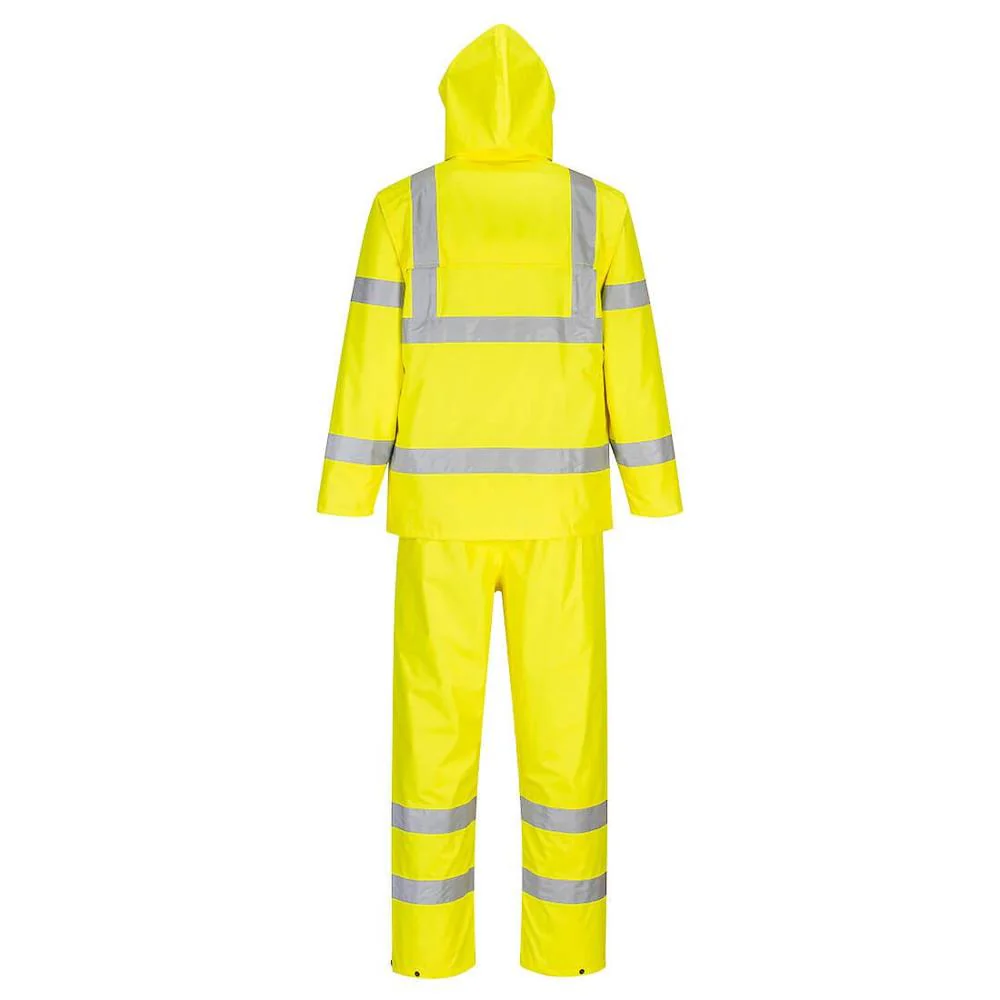 Portwest H448 - Hi-Vis Packaway Rainsuit (Yellow) - Image 2