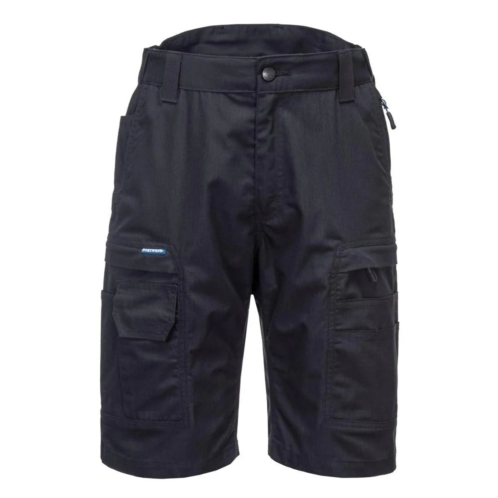 Portwest KX340 - KX3 Ripstop Shorts (Black) - Image 4