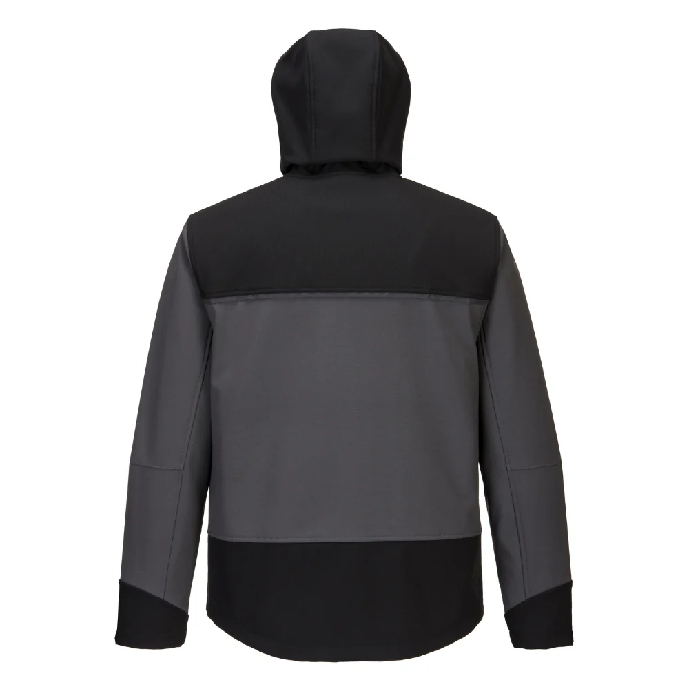 Portwest KX362 - KX3 Hooded Softshell (3L) Black/Gray - Image 3