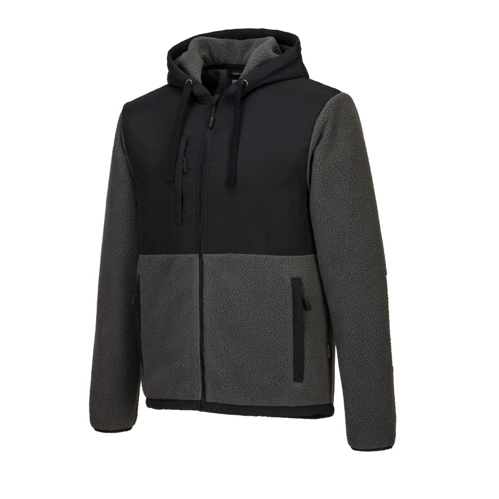 Portwest KX371 - KX3 Borg Fleece (Black/Gray) - Image 2