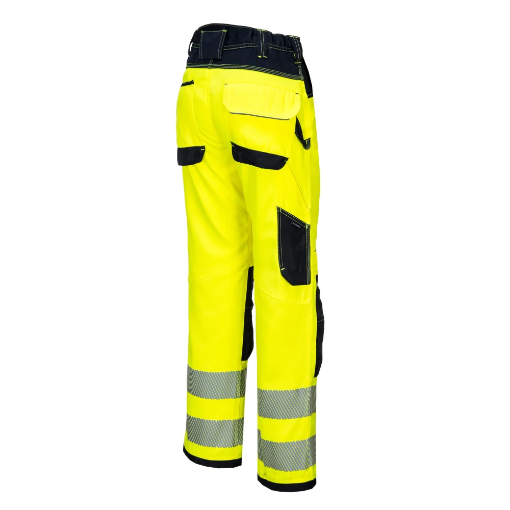 Portwest PW340 - PW3 Hi-Vis Work Pants (Yellow/Black) - Image 4