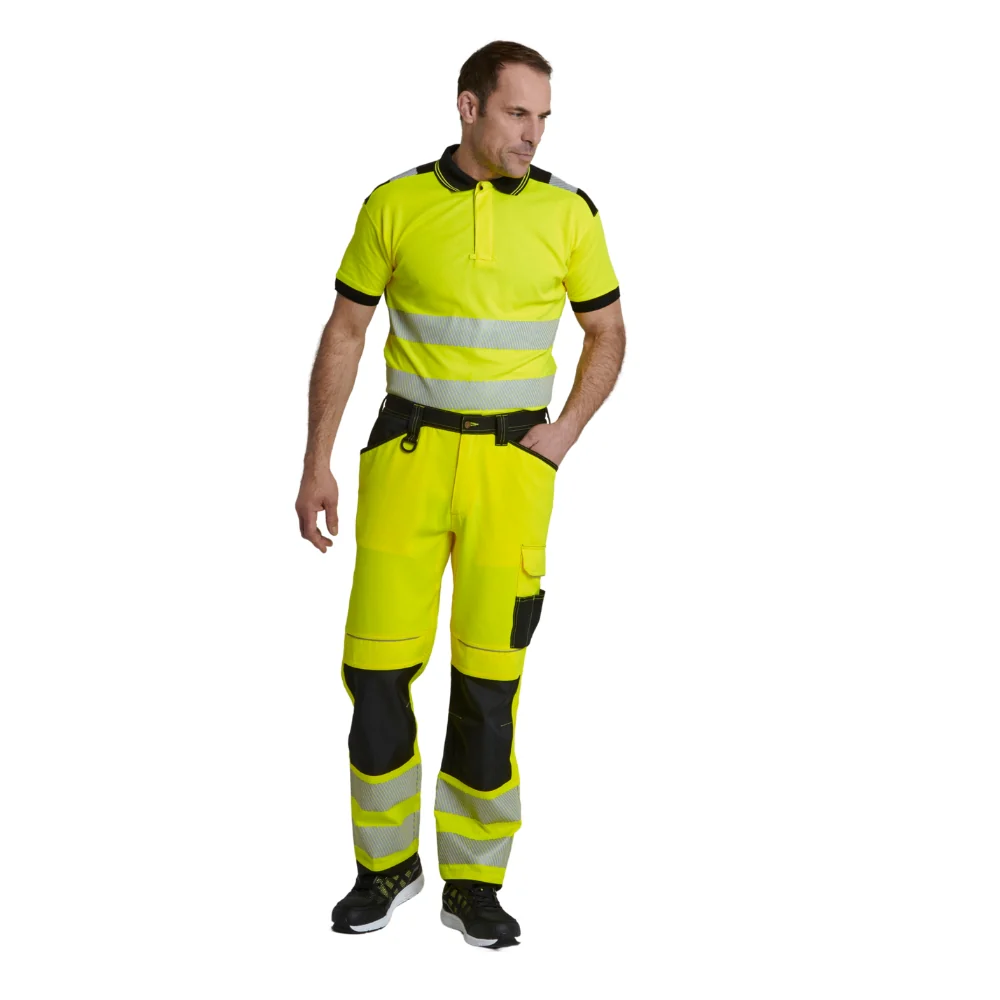 Portwest PW340 - PW3 Hi-Vis Work Pants (Yellow/Black) - Image 6