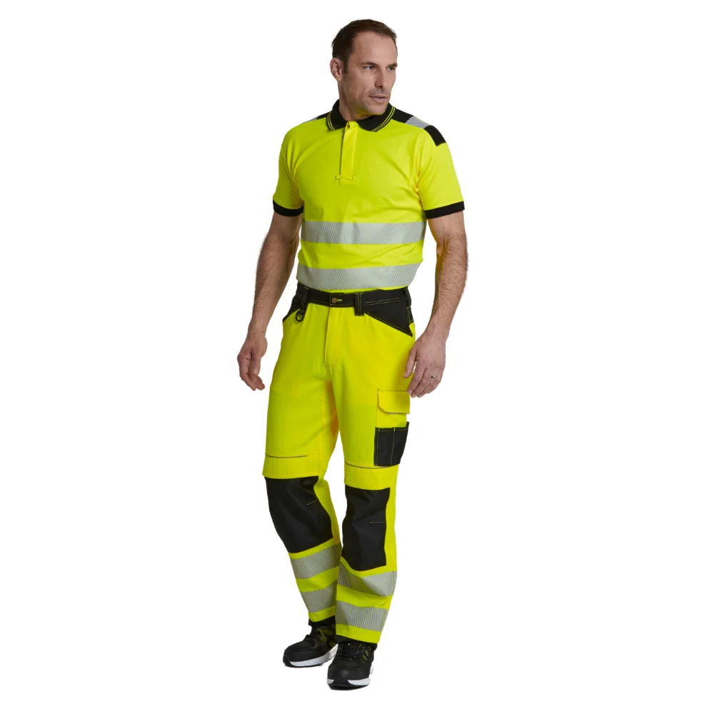 Portwest PW340 - PW3 Hi-Vis Work Pants (Yellow/Black) - Image 7