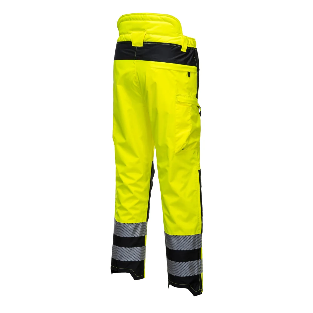 Portwest PW342 - PW3 Hi-Vis Extreme Rain Pants (Yellow/Black) - Image 4