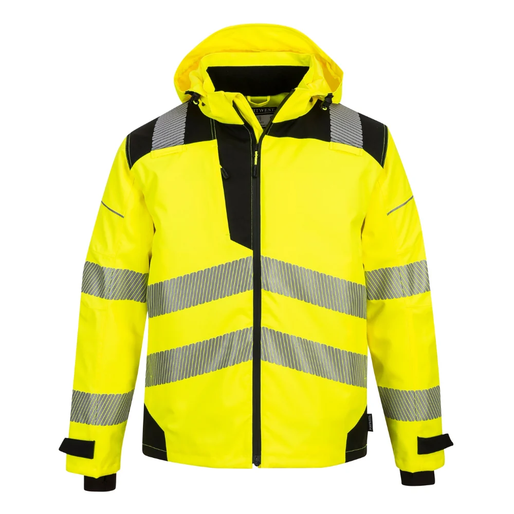 Portwest PW360 - PW3 Hi-Vis Extreme Rain Jacket (Yellow/Black)